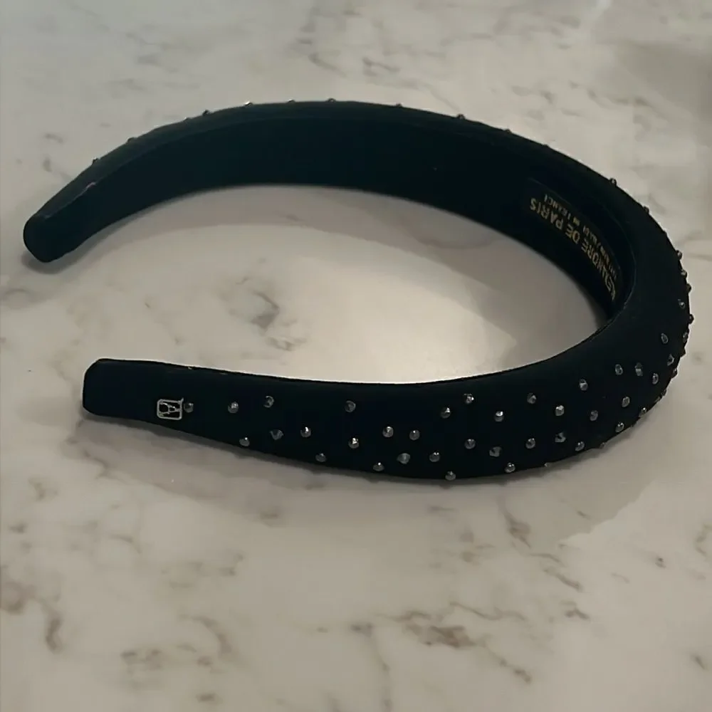 Alexandre de Paris Swarovski crystal headband